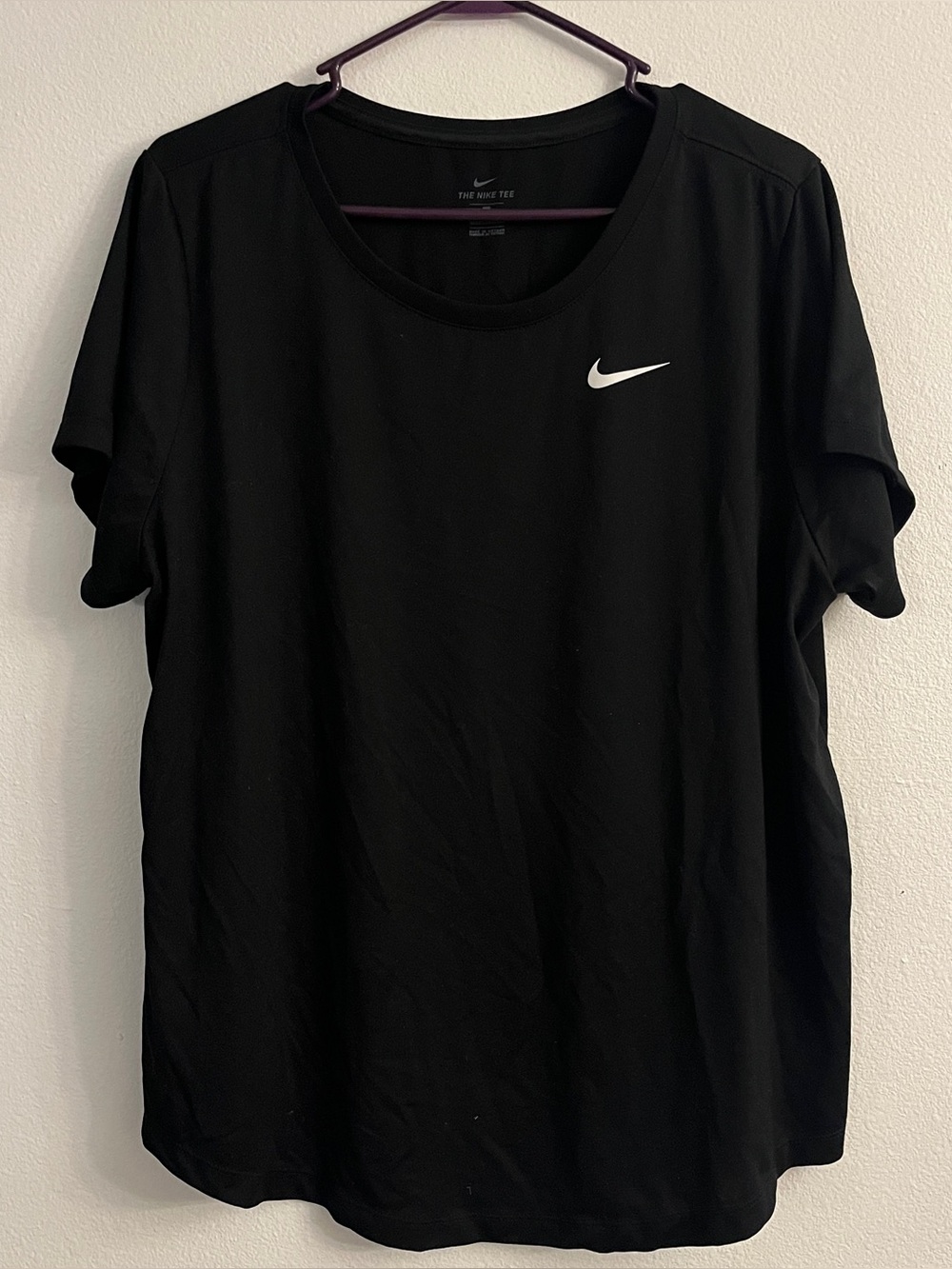 Women’s plus 1x Nike dri-fit short sleeve t-shirt